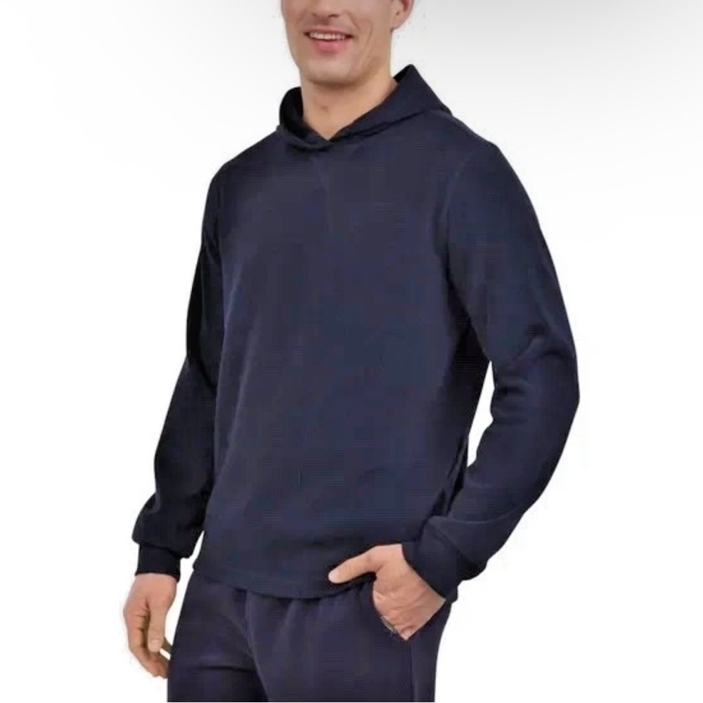 Eddie Bauer Men's Lounge Hoodie- Navy- NWT (S M L)